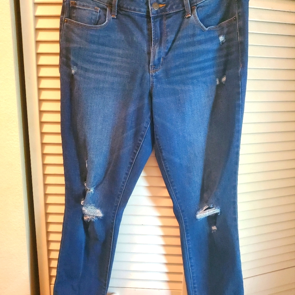Old Navy dark washed Pop Icon Skinny Jeans